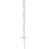 Kunststofpaal wit 70cm Koltec