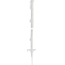 Kunststofpaal wit 160cm Koltec