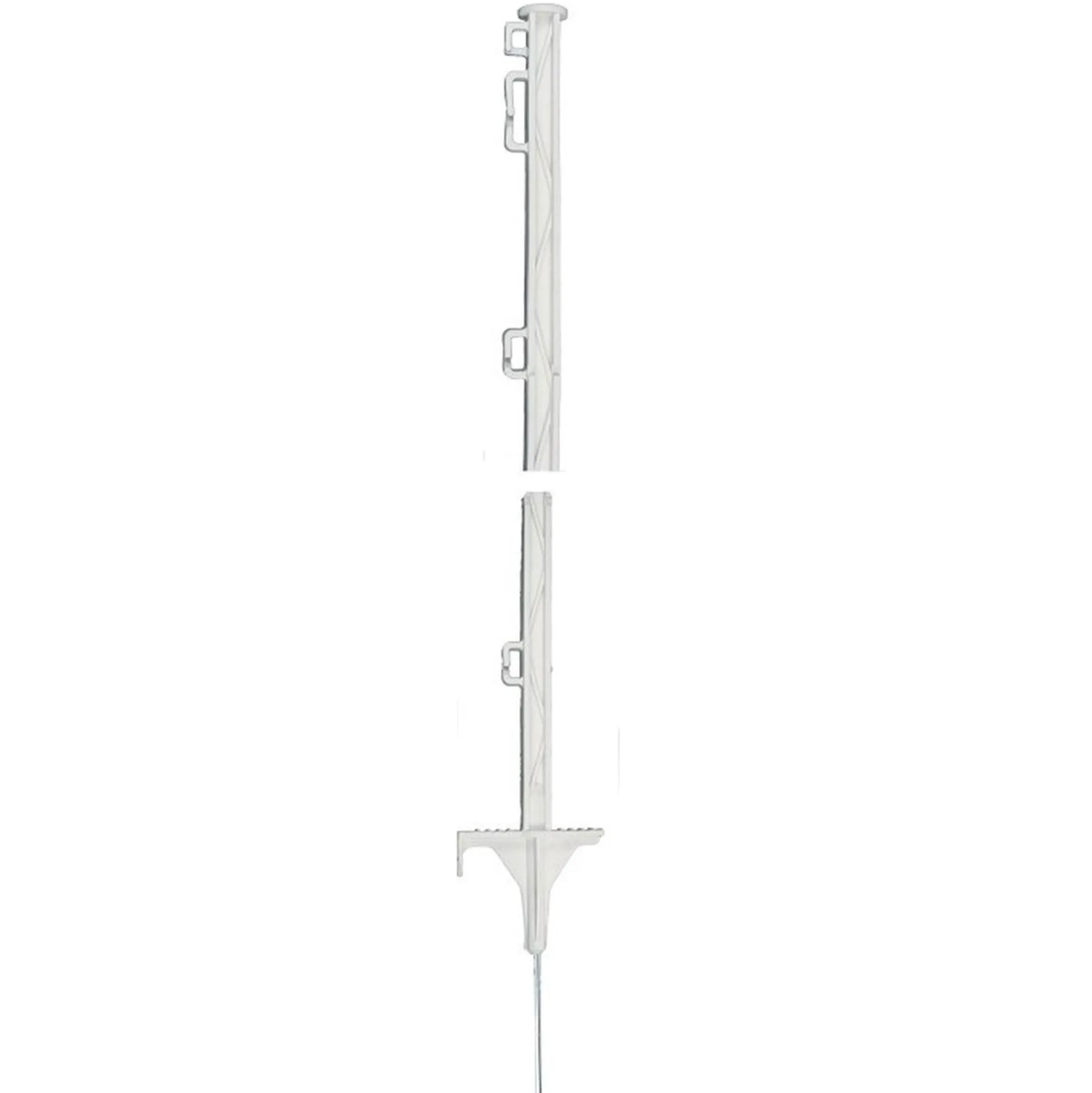 Kunststofpaal wit 160cm Koltec