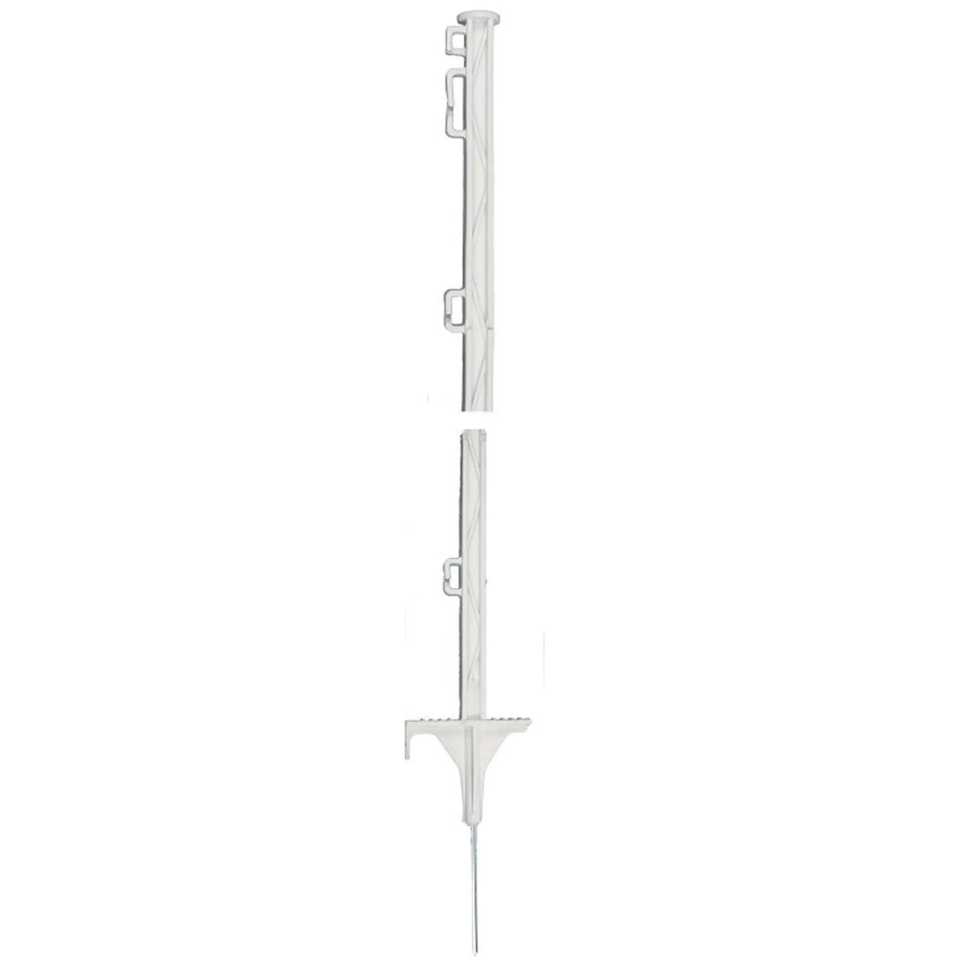 Kunststofpaal wit 105cm Koltec