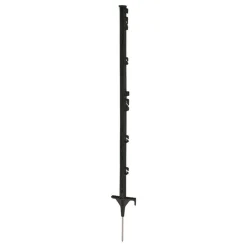 Kunststofpaal zwart 160cm Koltec