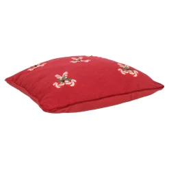 Kussen candycane rood 45 x 45 cm