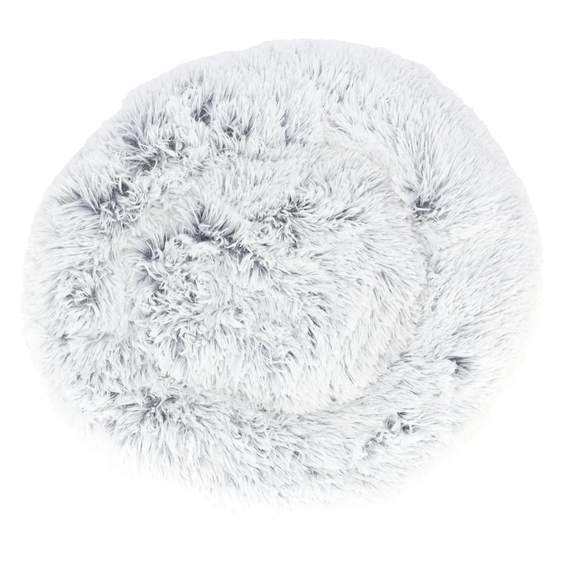 Kussen dier 58cm pluche grijs