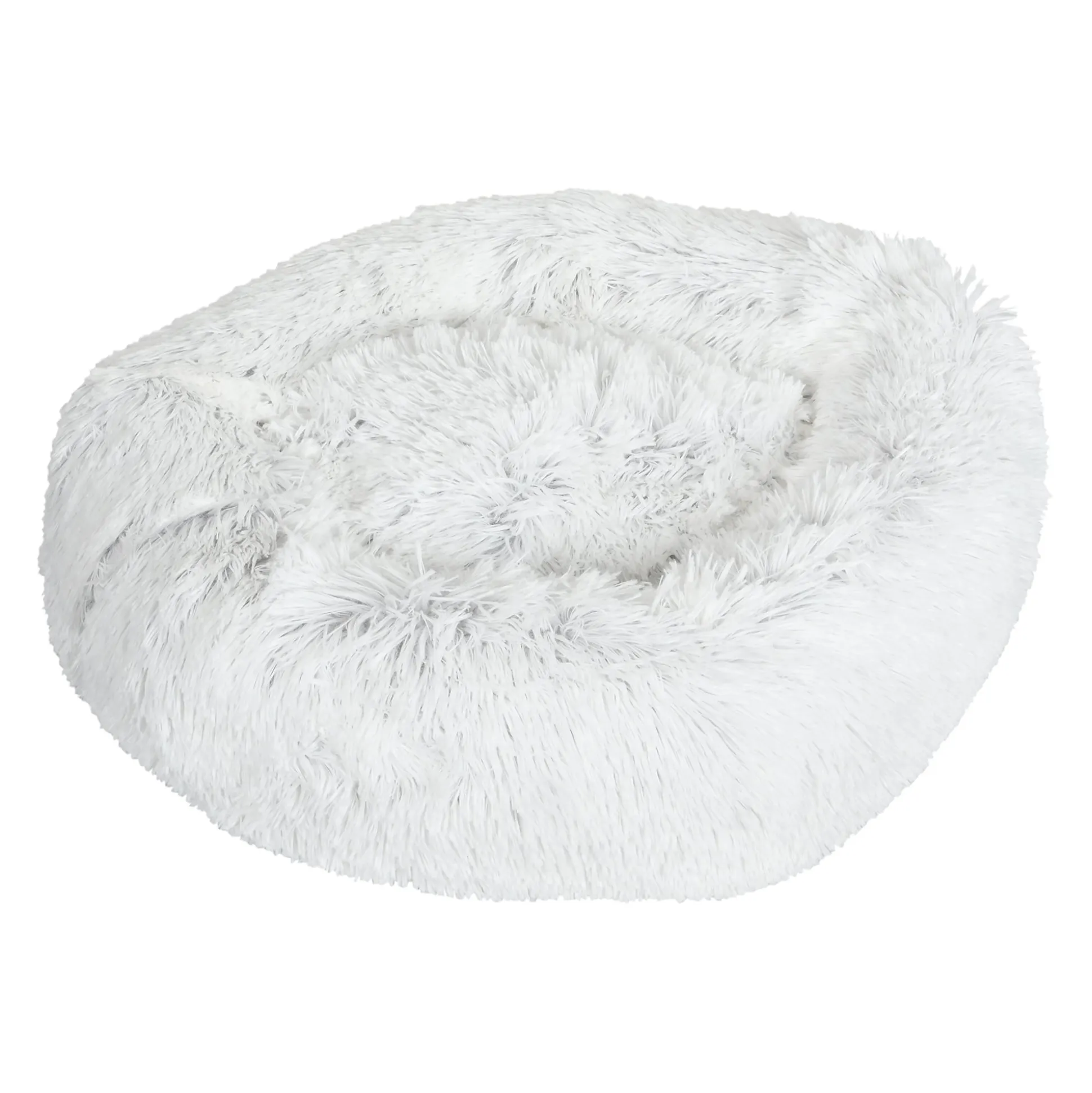 Kussen dier 58cm pluche grijs