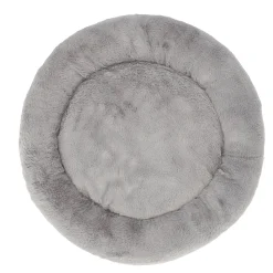 Kussen dier 55cm rond grijs