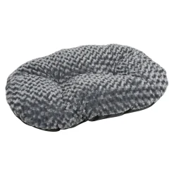 Kussen hond cosy 50x34cm grijs
