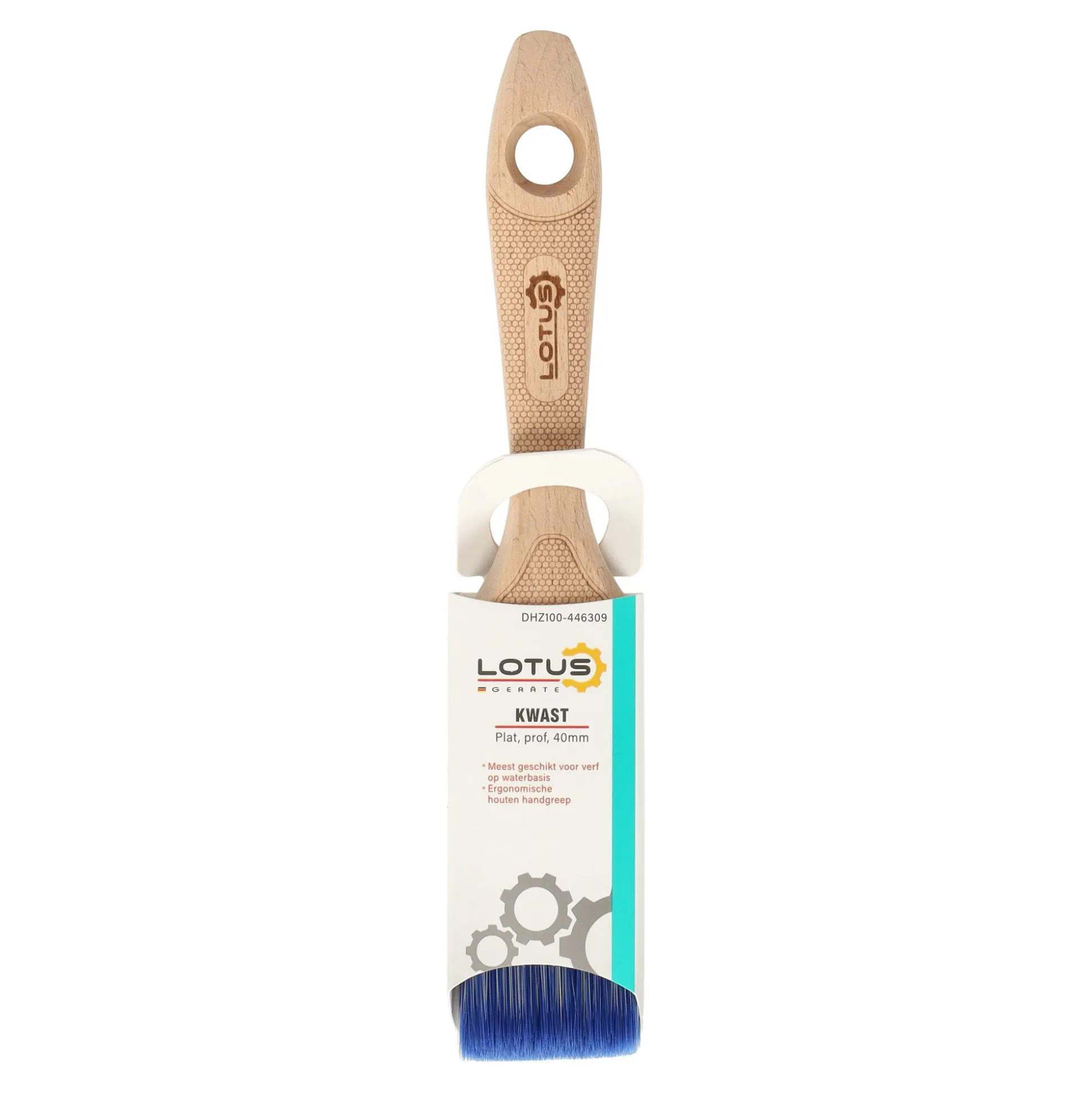 Kwast plat pro 40 mm waterbasis Lotus