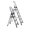 Ladder huishoud basic 4 treden aluminium