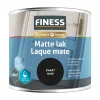Lak waterb mat zwart 1428 250ml