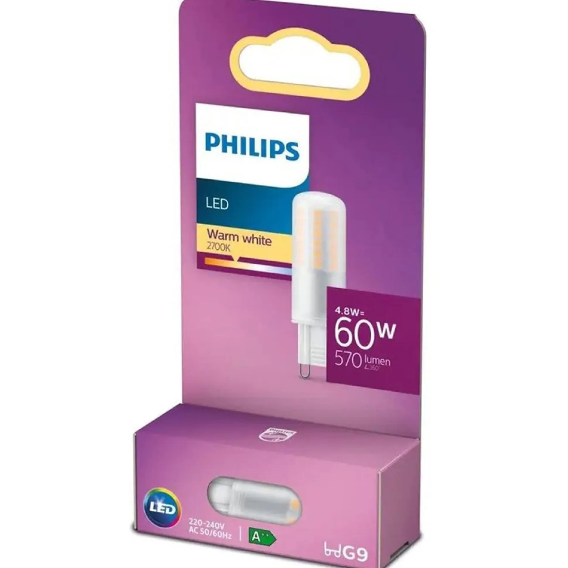 Lamp LED capsule 60W G9