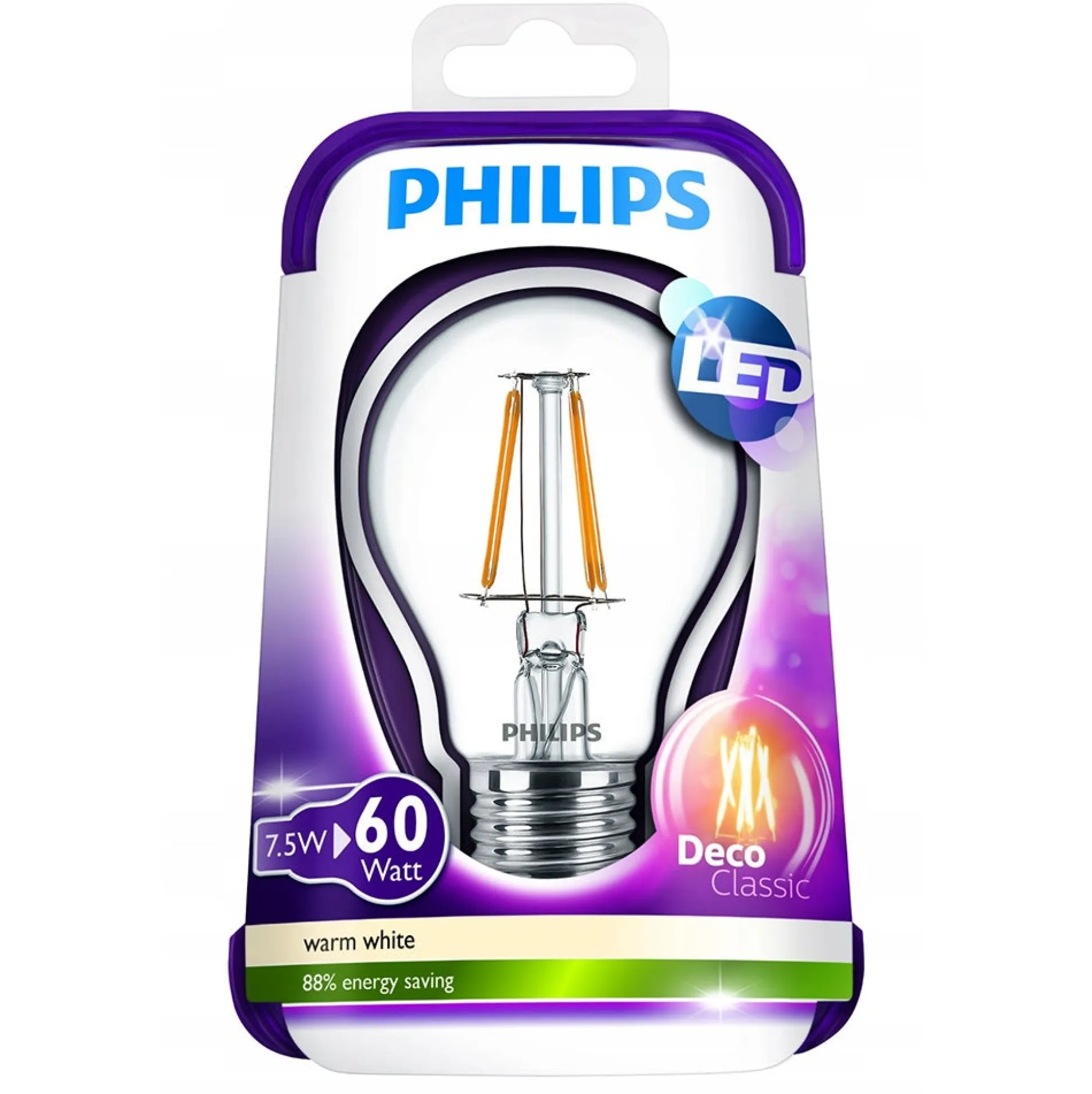 Lamp LED peer deco 60W E27