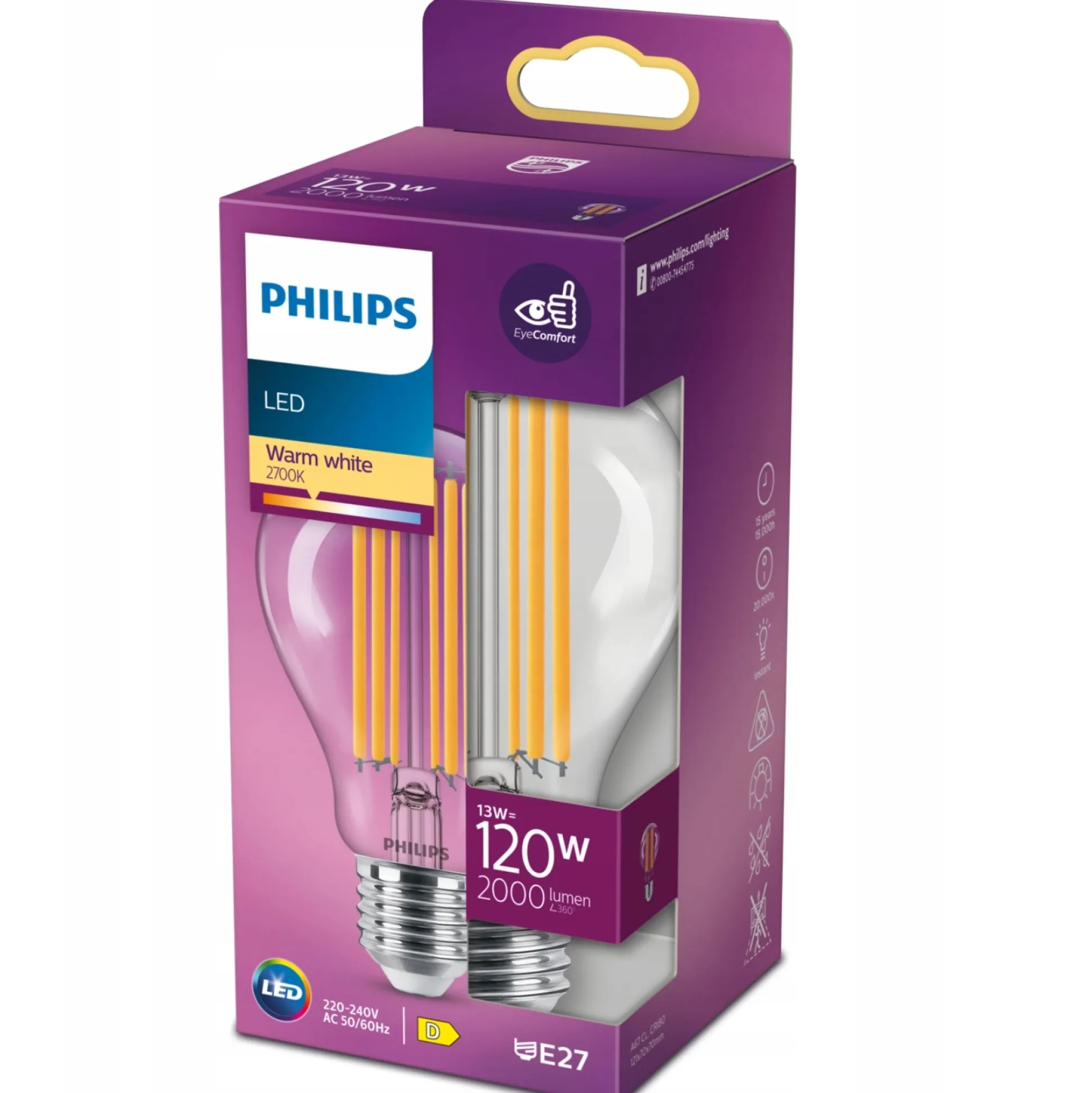 Lamp LED peer deco 120W E27