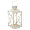 Lantaarn antiek wit 50 cm