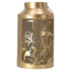 Lantaarn metaal 19 x 32 cm goud