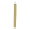 LED dinerkaars ribbel 25 cm goud