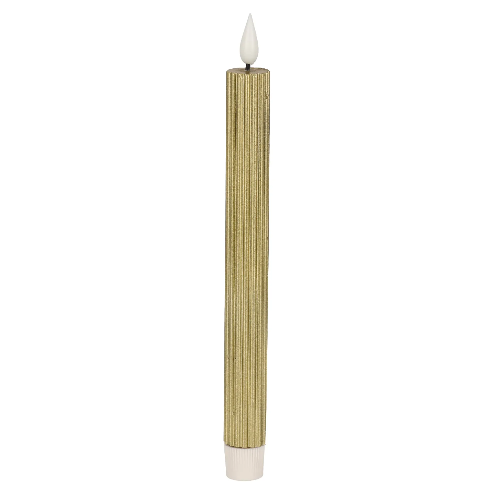 LED dinerkaars ribbel 25 cm goud
