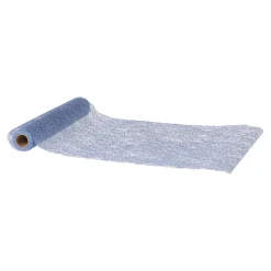 Loper net glitter blauw 28 x 300 cm