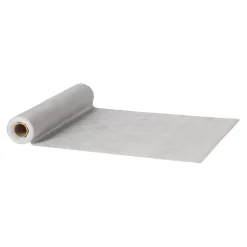 Loper velvet foil grijs 28 x 300 cm