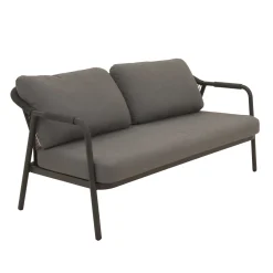 Loungeset Calanca antraciet met kussens