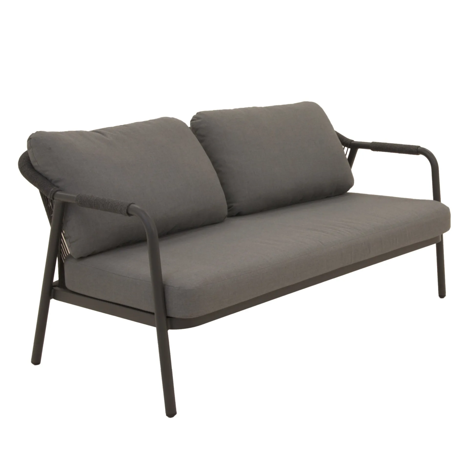 Loungeset Calanca antraciet met kussens