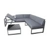 Loungeset Donato Antraciet Bois le Duc