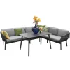 Loungeset Lariana Antraciet Bois le Duc