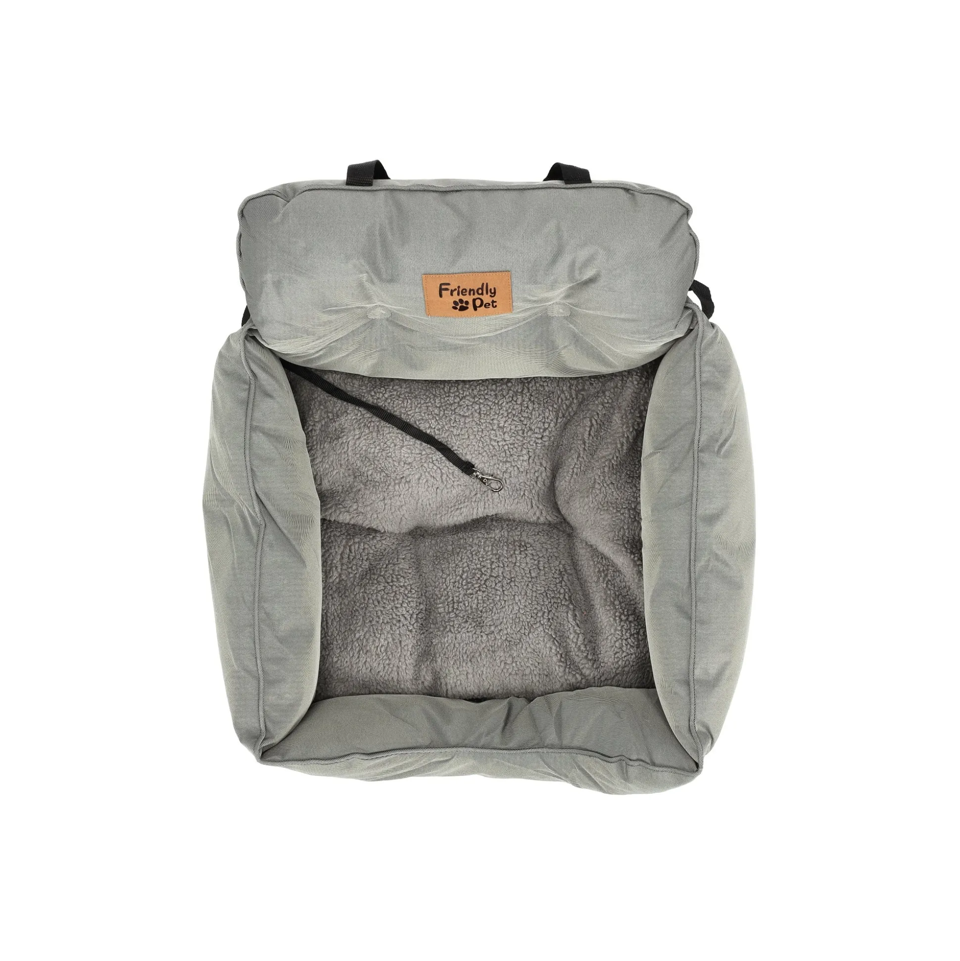 Mand hond autostoel grijs 53 x 50 cm