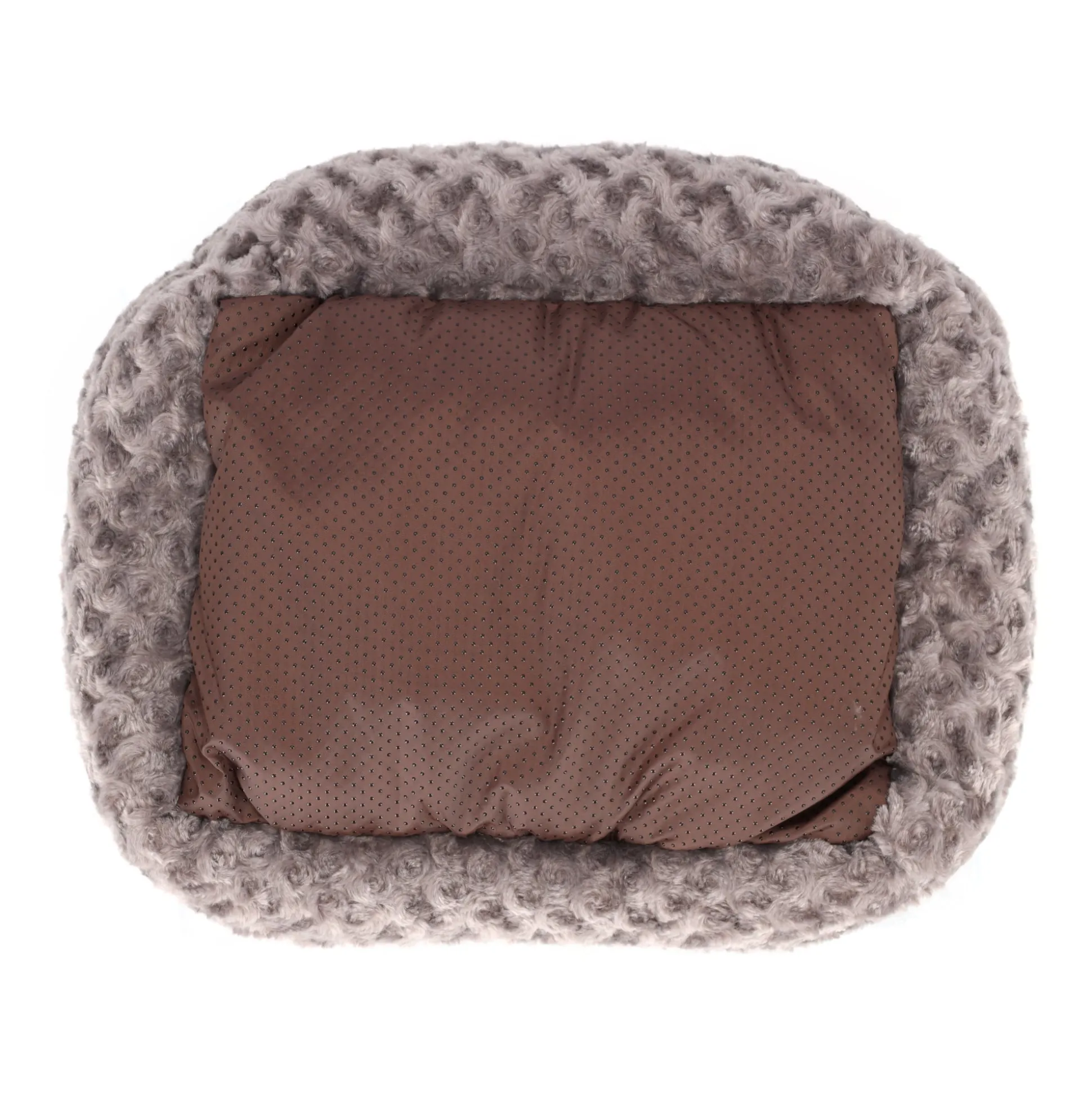 Mand hond soft rose 47x37cm taupe
