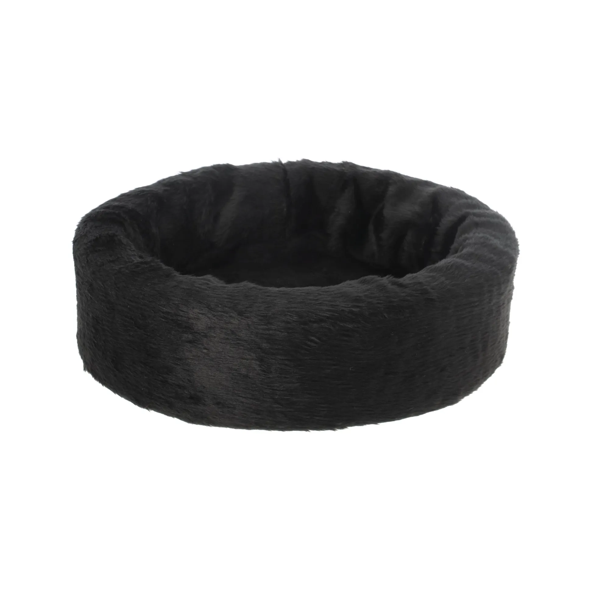 Mand hond teddy zwart 80cm