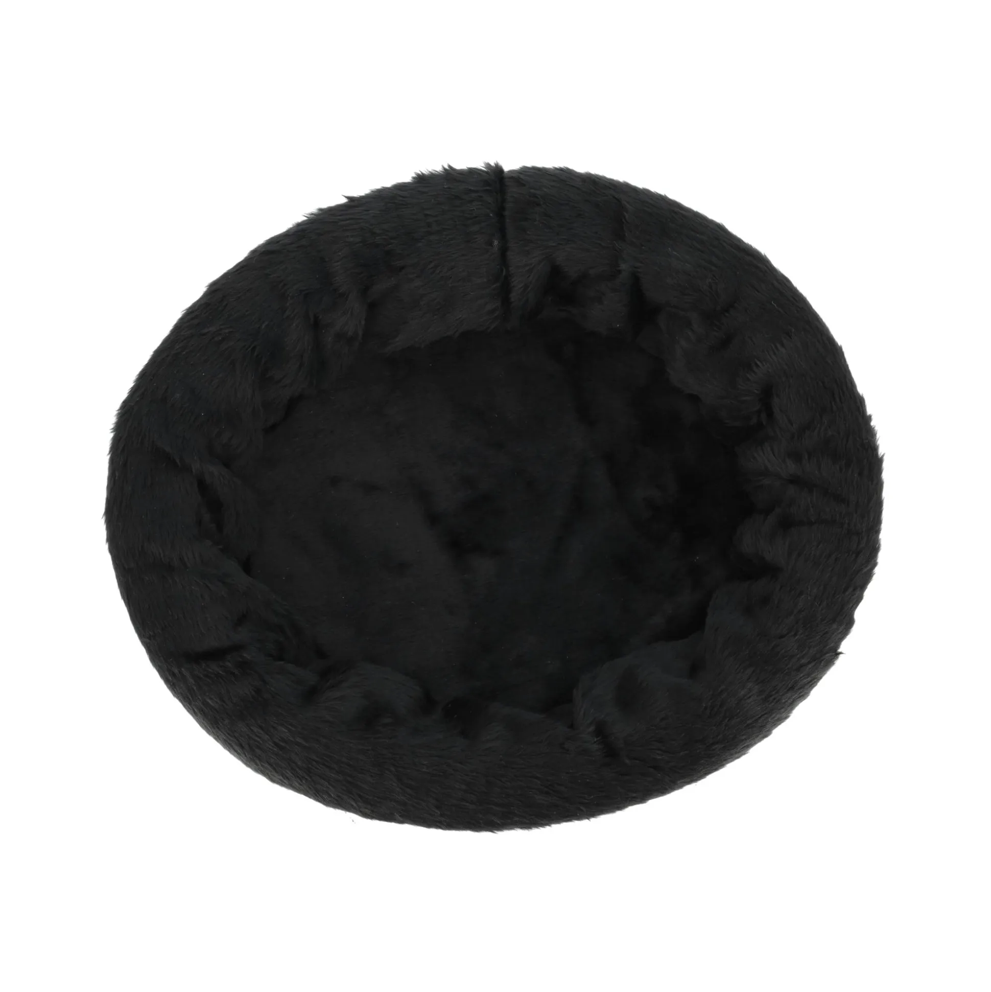 Mand hond teddy zwart 80cm