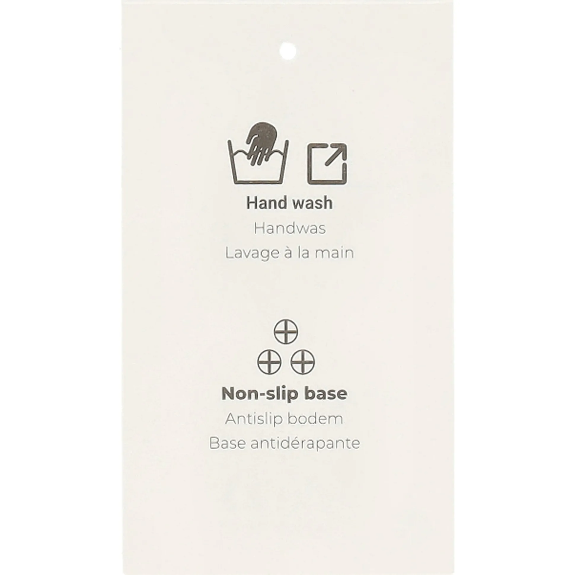 Mand kat Myo driehoek grijs 50 x 35 x 34 cm