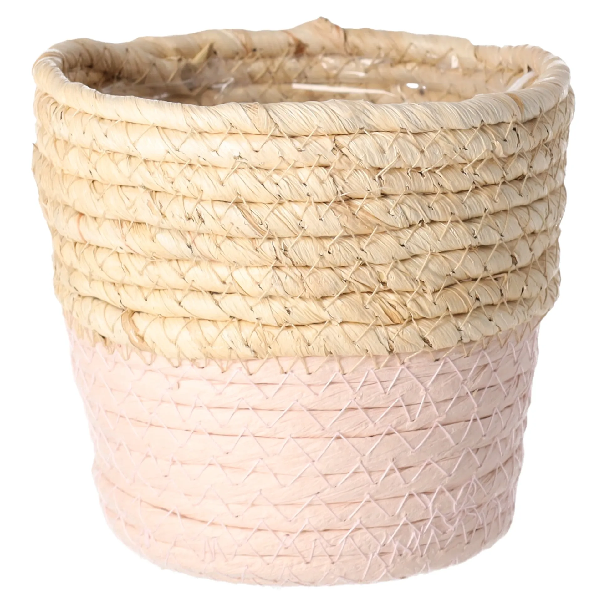 Mand Rachel rond roze 18 x 18 cm