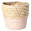 Mand Rachel rond roze 16 x 16 cm