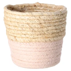 Mand Rachel rond roze 16 x 16 cm
