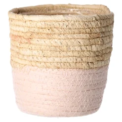 Mand Rachel rond roze 14 x 14 cm