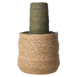 Mand zeegras 22 x 38 cm natural green