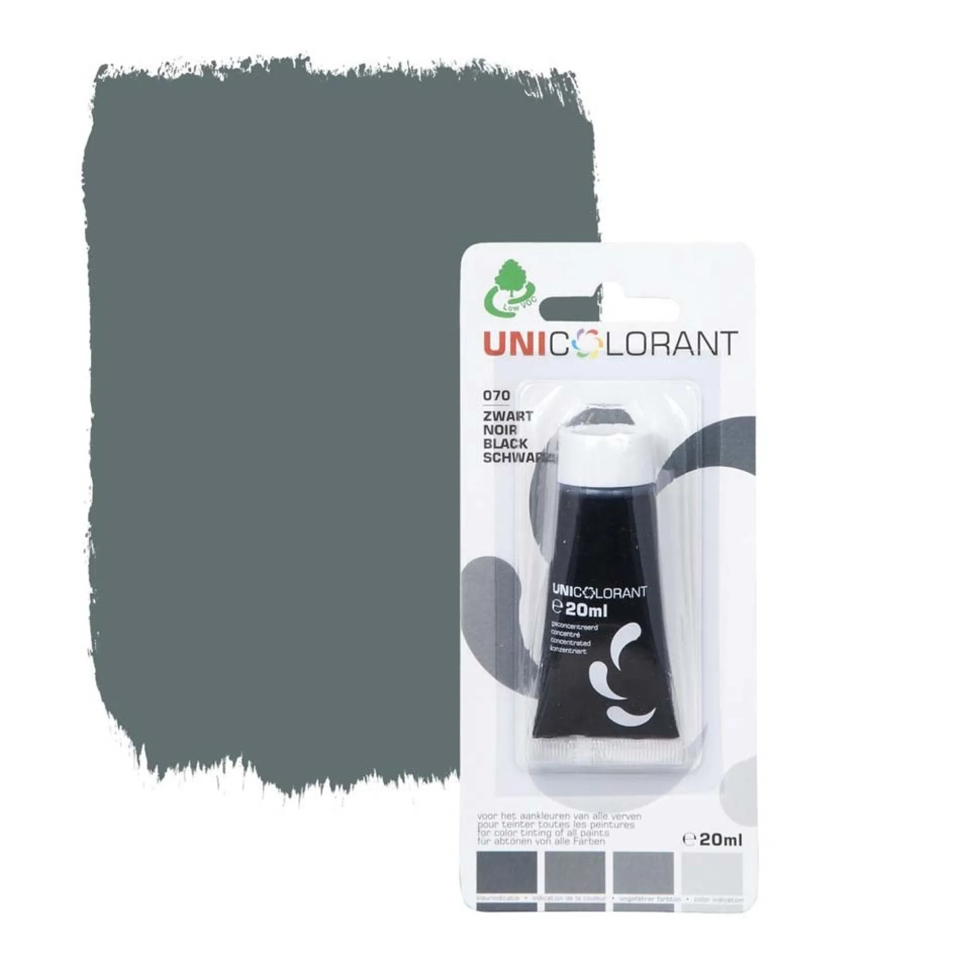 Mengkleur universeel 20ml zwart