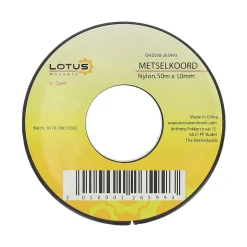 Metselkoord nylon geel 50 m x 1 mm Lotus