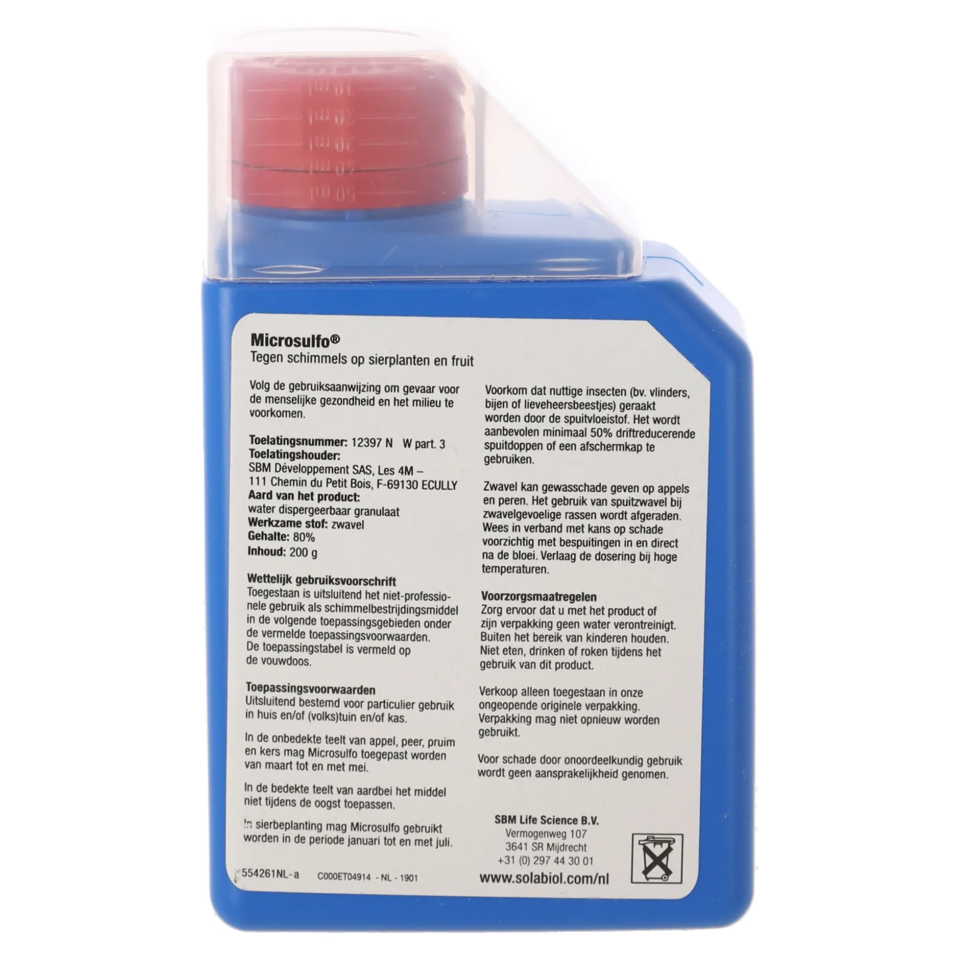 Microsulfo spuitzwavel 200G Solabiol