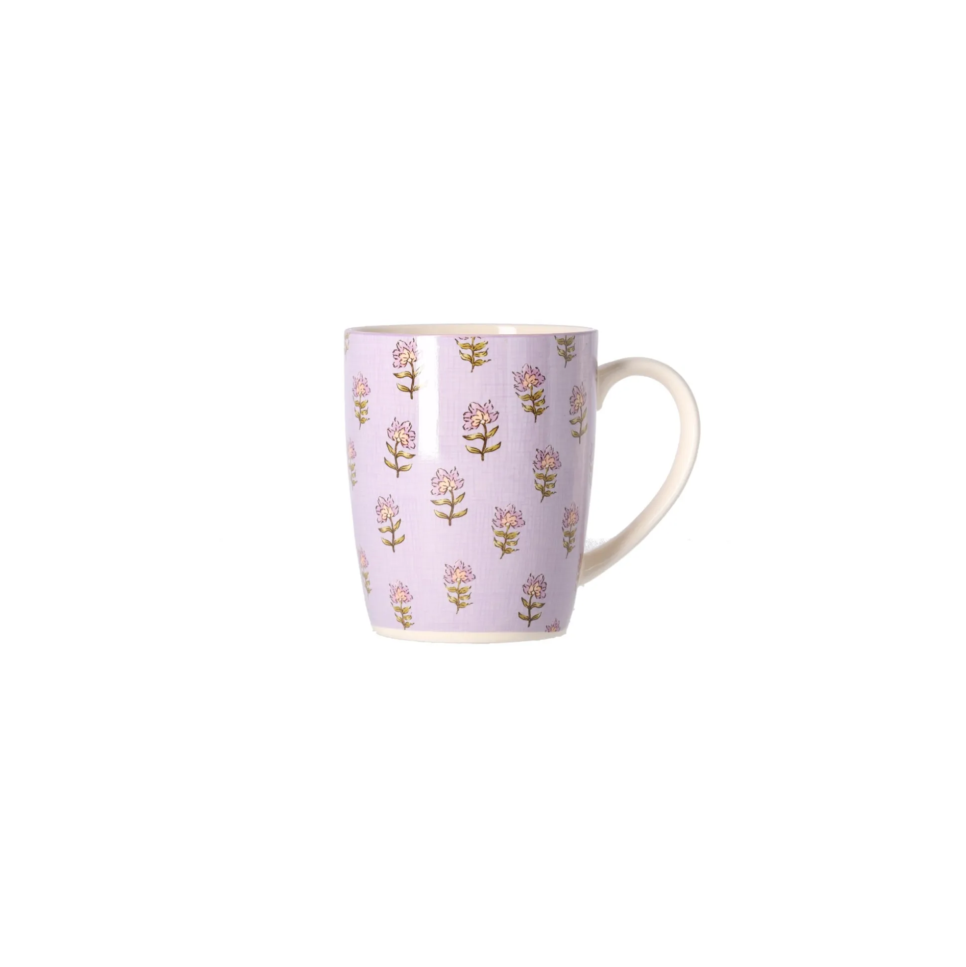 Mok met bloemen 10 cm