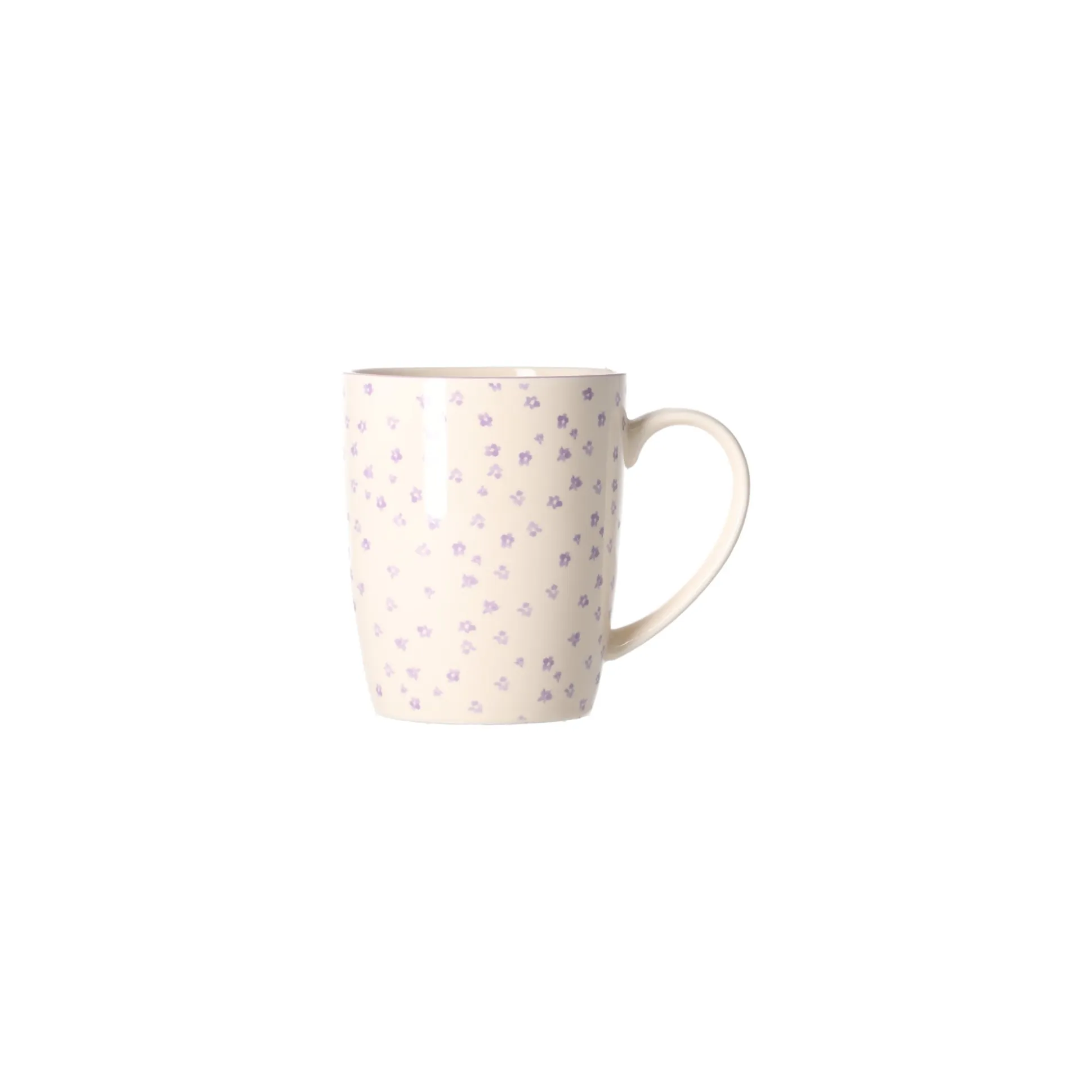 Mok met bloemen 10 cm