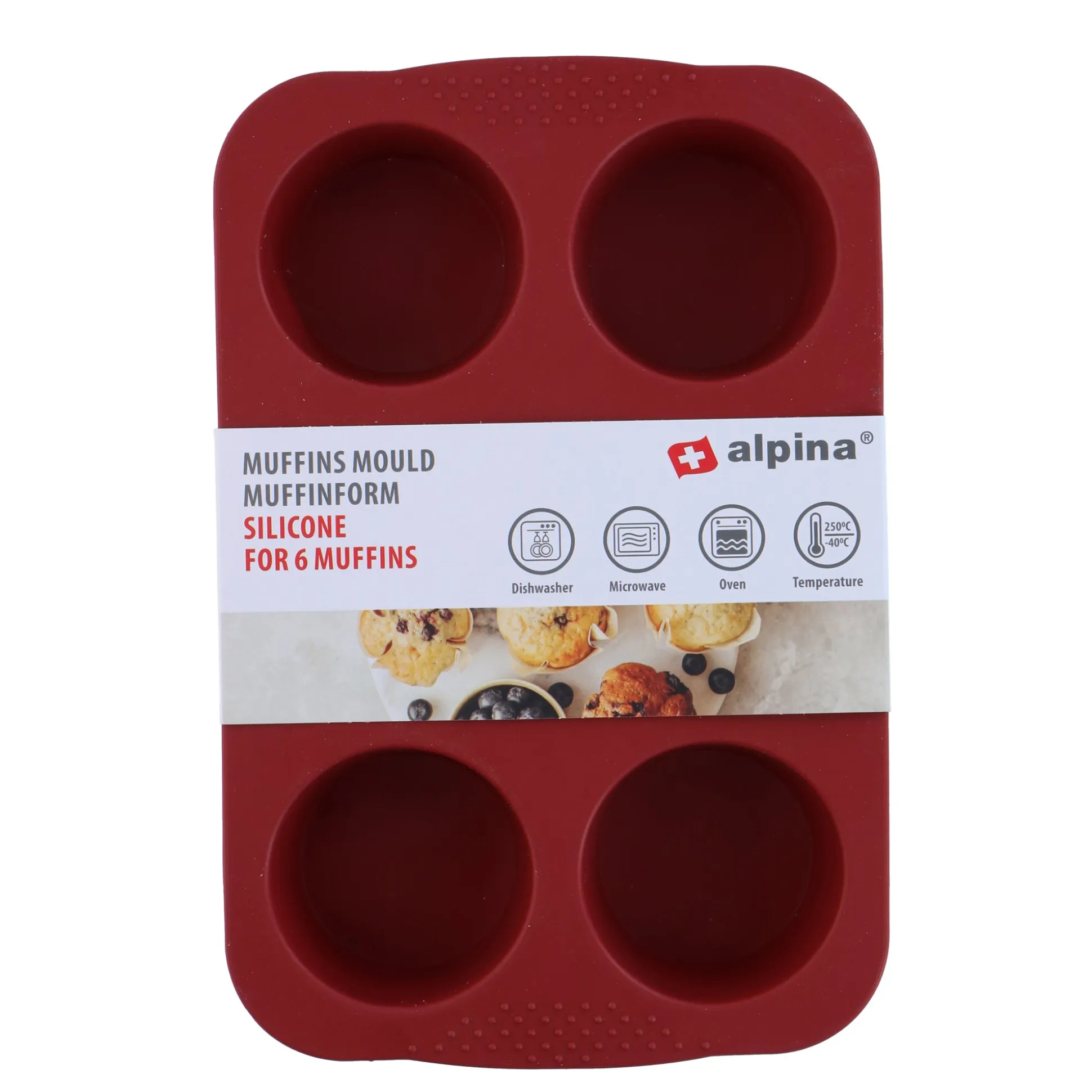 Muffinvorm 26,5x17,3x4 cm - Alpina