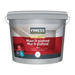 Muurverf wit 1410 10L Finess