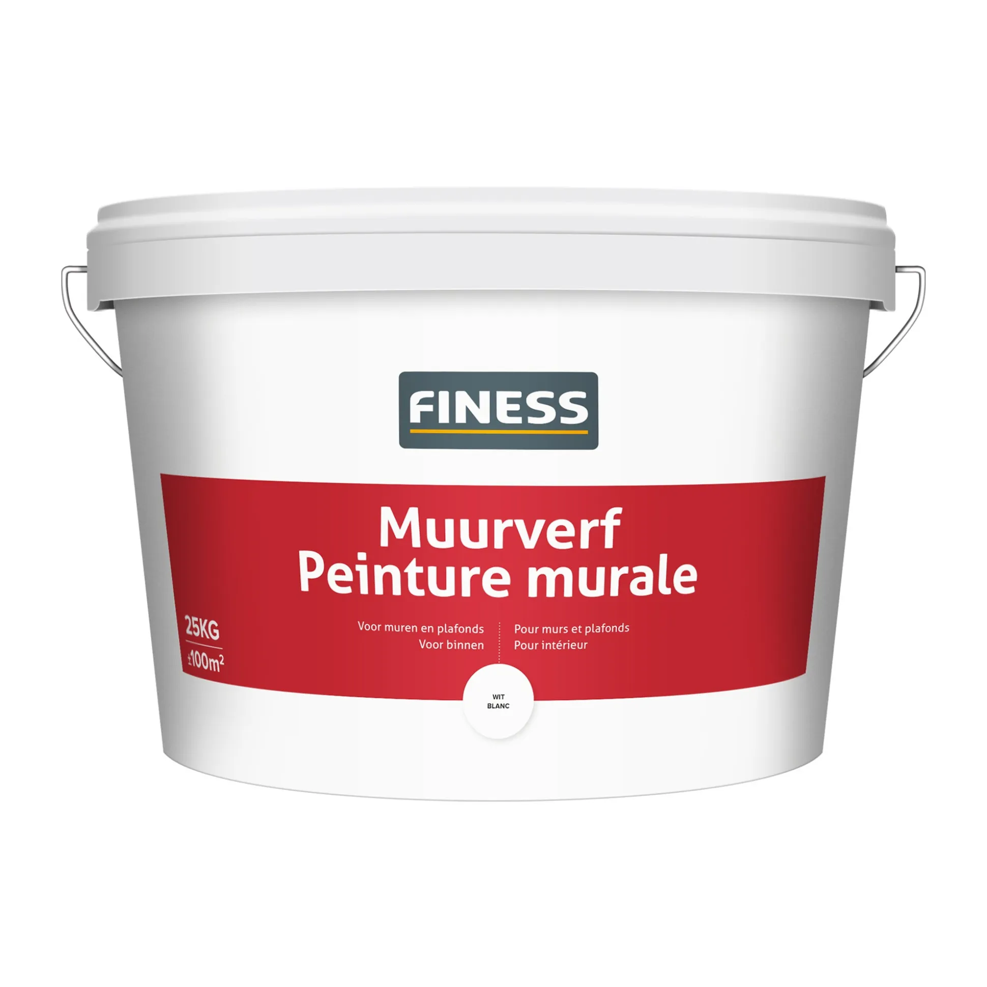 Muurverf wit 25kg Promo
