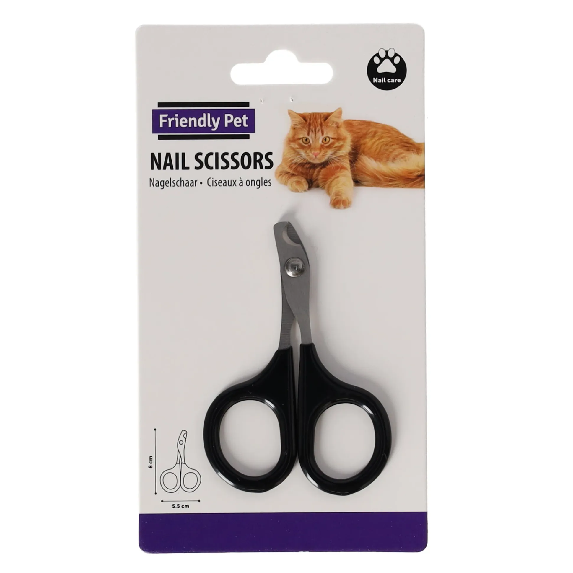 Nagelschaar kat klein