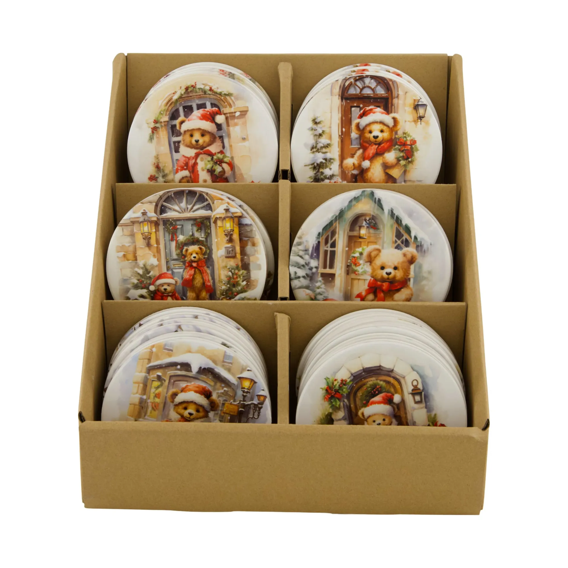 Onderzetter beer rond 10cm