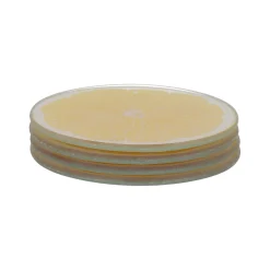 Onderzetter glas citrus 9 cm 4st.
