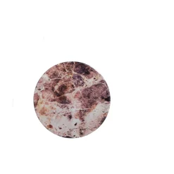 Onderzetter rond marble 10 cm 6 assorti