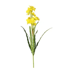 Paasbloemen 58 cm geel, 6 assorti