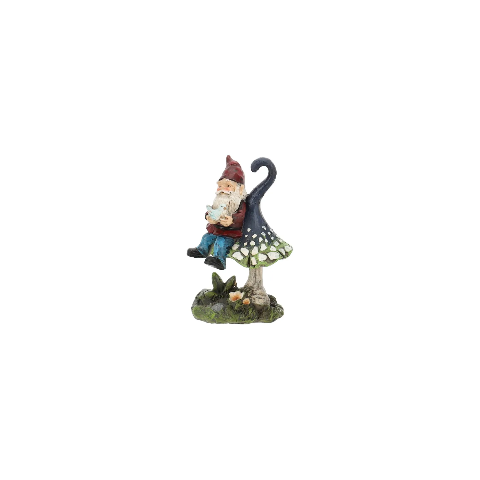 Paddenstoel kabouter 13cm